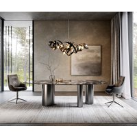 DELIFE Edge Oval Esstisch Keramik