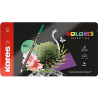Kores Dreikant-Buntstifte, KOLORES SELECTION, 72er Etui