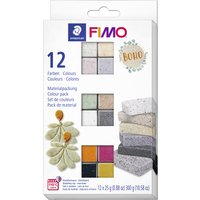 FIMO EFFECT Modelliermasse-Set, Boho Colours, 12er Set