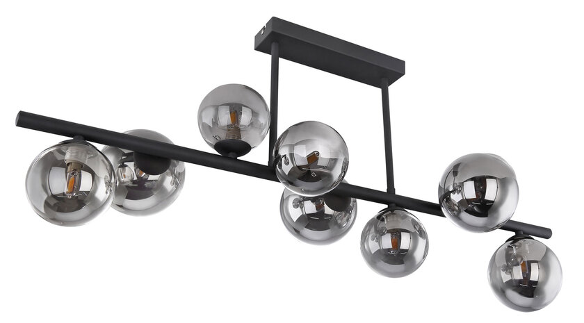 GLOBO LED Retrofit Deckenlampe Riha 86x30cm 35,8cm schwarz /grau – Bild 3