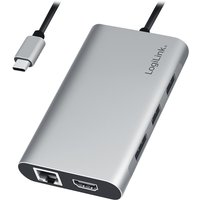 LogiLink USB 3.2 (Gen1) Docking-Station, USB-C, 8-Port