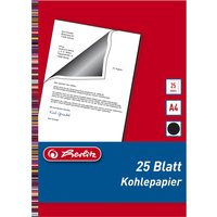 herlitz Kohlepapier, DIN A4, Inhalt: 25 Blatt