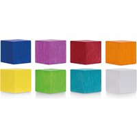 magnetoplan Neodym-Magnete Wood Series Cube, farbig – Bild 2