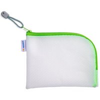 HERMA Reißverschlusstasche, Mesh Bags, DIN A6, grün