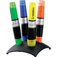 STABILO Textmarker LUMINATOR, 4er Kunststoff-Tischset