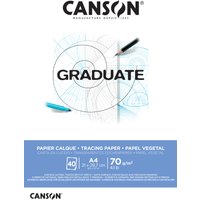 CANSON Transparentpapierblock GRADUATE, DIN A4, 70 g/qm