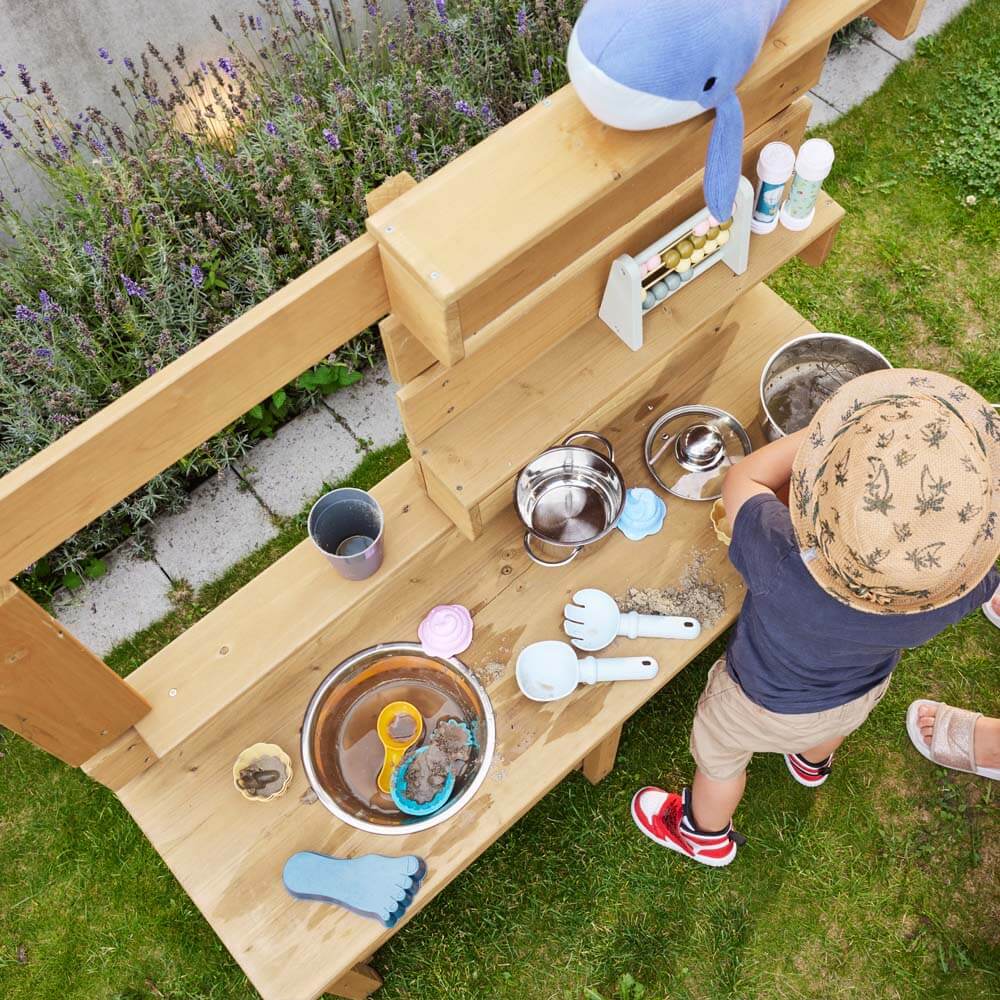 Home Deluxe 4058166239679 Matschküche Holz – Bild 3