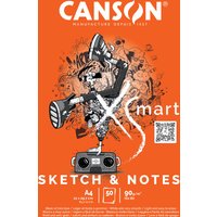 CANSON Studienblock XS, MART SKETCH & NOTES, DIN A4