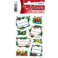 HERMA Weihnachts-Sticker DECOR, Tannengestecke, Widmung – Bild 2