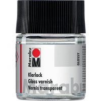 Marabu Klarlack, hochglänzend, 50 ml, im Glas