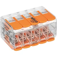 WAGO 221-420 COMPACT Verbindungsklemme 10-polig, transparent, 0,02 4 mm, 450 V / 32 A