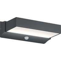 LED Außenwandleuchte Cuando B grau 23x13cm 7cm Aluminium Bewegungsmelder – Bild 2