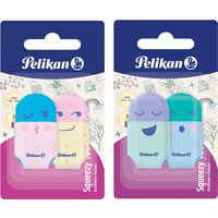 Pelikan Kunststoff-Radierer Squeezy You, Blisterkarte
