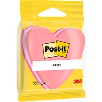 Post-it Haftnotizen notes, Herz-Form, 70 x 70 mm