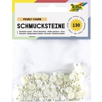 folia Schmucksteine, Pearly Charm, rund, perlmutt