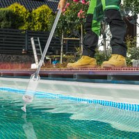Poolsauger mit Teleskopstange EASY - Weiß – Bild 2
