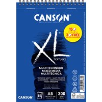 CANSON Studienblock XL MIXED MEDIA Textured Aktion, DIN A5