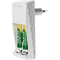 VARTA Ladegerät Mini Charger, weiß, bestückt AAA