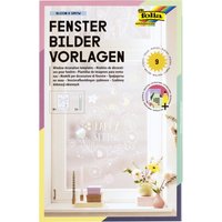 folia Fensterbilder-Vorlagen, BLOOM & GROW, inkl. Kreide