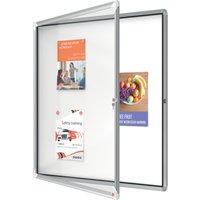 nobo Schaukasten Premium Plus, Metall-Rückwand, 12 x DIN A4