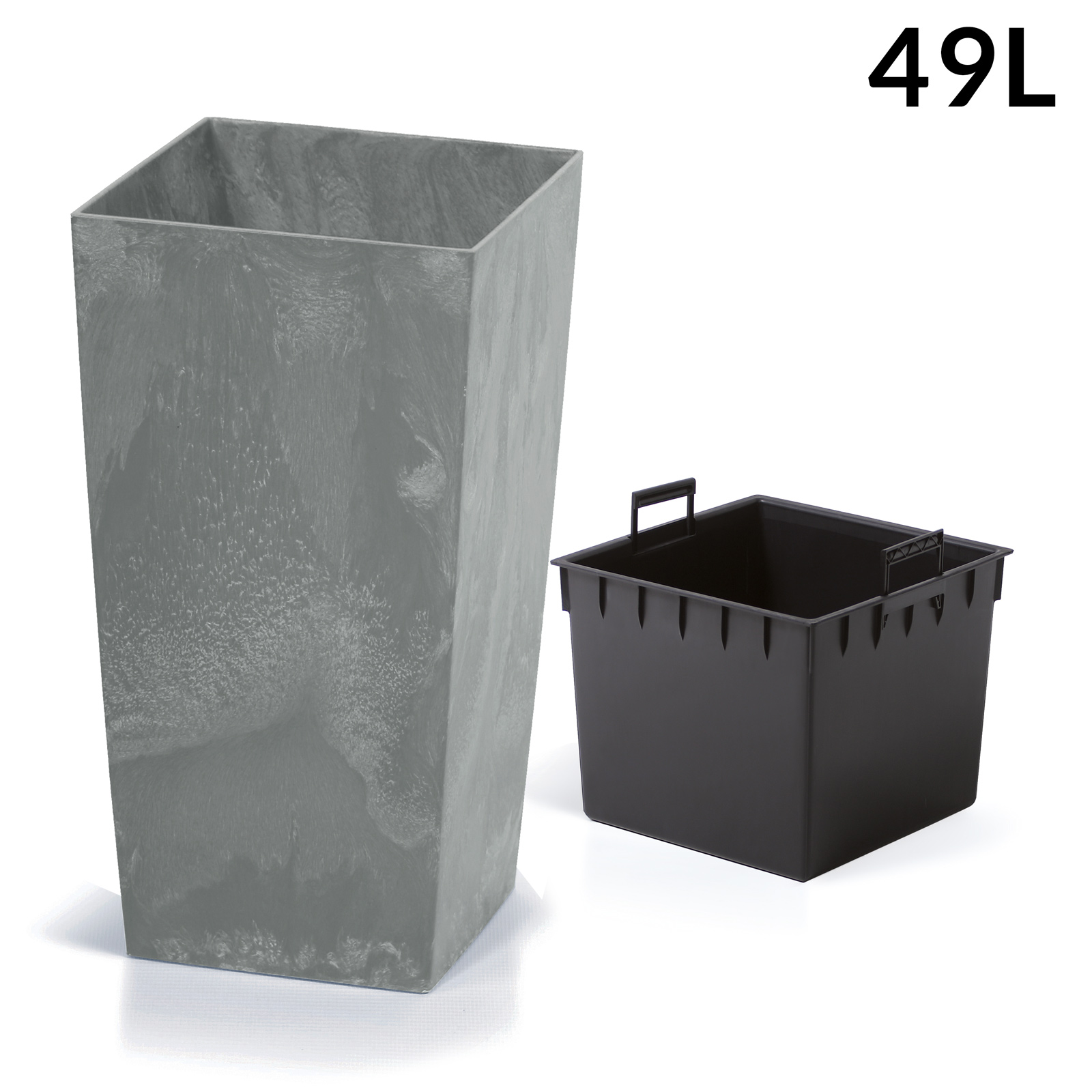 Deuba 108515 Blumentopf Betonoptik – Bild 3
