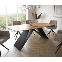 DELIFE Edge Esstisch Akazie 200x100 – Bild 2