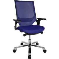 Topstar Bürodrehstuhl, Autosyncron 1, royalblau
