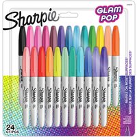 Sharpie Permanent-Marker FINE, Glam Pop, 24er Blister