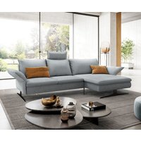 DELIFE Nerio Ecksofa Pastellblau