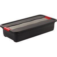 keeeper Aufbewahrungsbox, eckhart, 33 Liter, graphite/rot – Bild 2