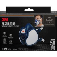 3M Atemschutz-Halbmaske 4251, Schutzstufe: A1P2