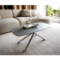DELIFE Edge Couchtisch Keramik Edelstahl