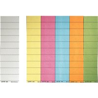 LEITZ Blanko-Beschriftungsschildchen, (B)60 x (H)21 mm, blau