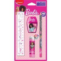Maped Schreibset Barbie, 4-teilig, auf Blisterkarte – Bild 2
