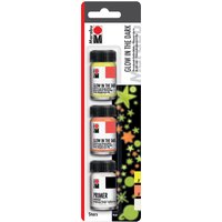 Marabu Nachleuchtfarbe GLOW IN THE DARK STARS – Bild 2