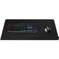 LogiLink Gaming Maus Pad, vernähte Kanten, Größe XXL, schwarz