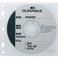DURABLE CD-/DVD-Hülle COVER FILE, PP, transparent