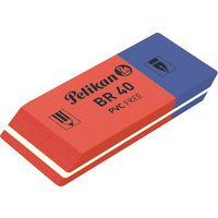 Pelikan Kuntstoff-Radierer BR 40, rot/blau – Bild 2