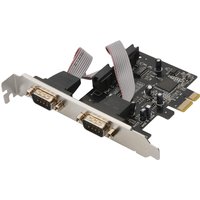 DIGITUS Serielle 16C950 PCI Express Karte, 2 Port