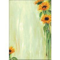 sigel Design-Papier, DIN A4, 90 g/qm, Motiv, Sunflower