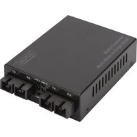 DIGITUS Gigabit Medienkonverter Multimode zu Singlemode