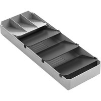 metaltex Besteck-Organizer Uni-Fit, Kunststoff, grau – Bild 2
