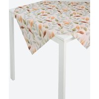 Mitteldecke mit Blätter-Design, ca. 80x80 cm