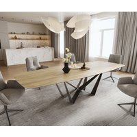 DELIFE Edge Esstisch ausziehbar Keramik