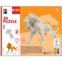 Marabu KiDS 3D Puzzle, Löwe, 34 Teile – Bild 2