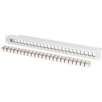 DIGITUS 19, Modulares Patch Panel, 24-Port, bestückt, grau – Bild 2