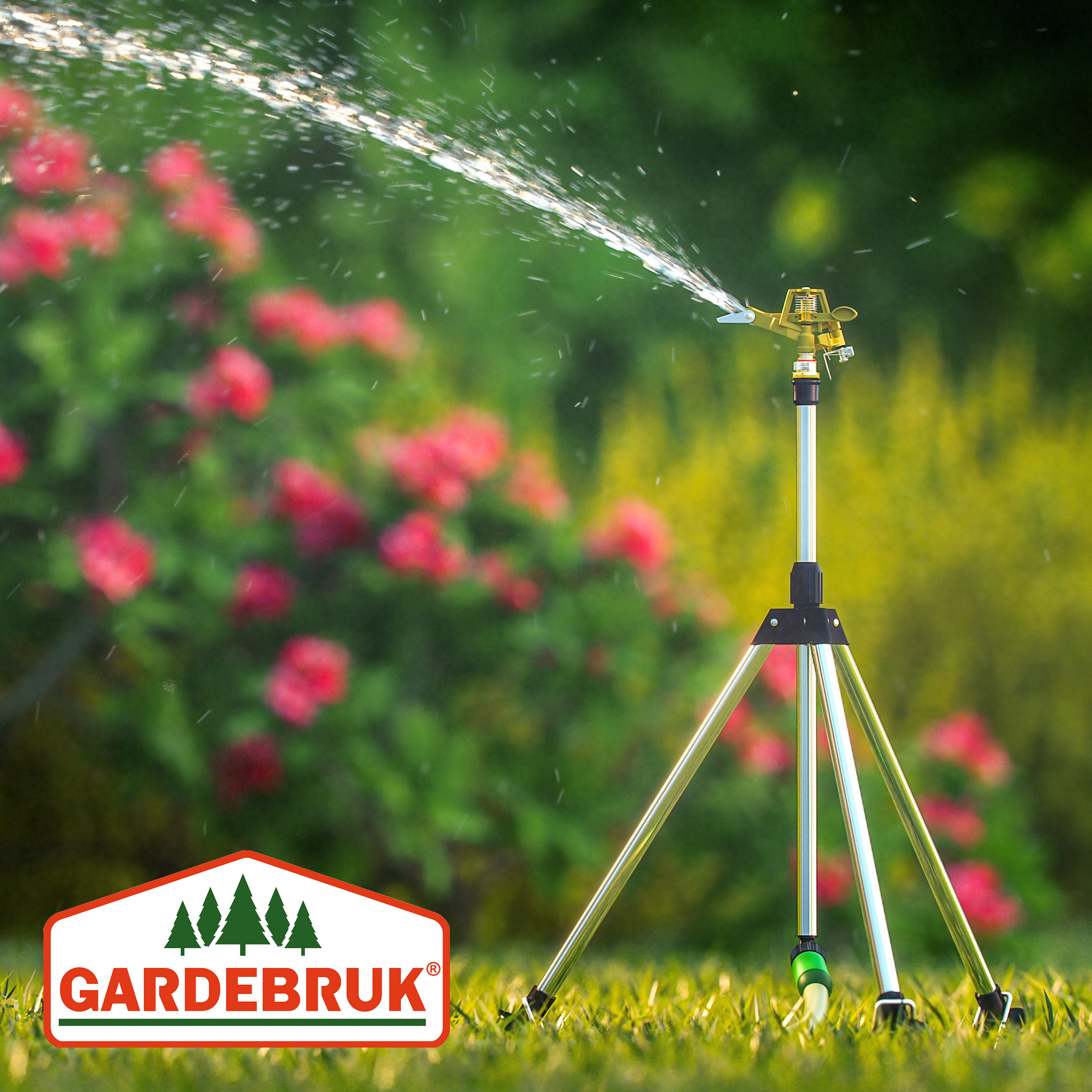 Gardebruk Rasensprenger mit Teleskopstativ 30 - 360 – Bild 3