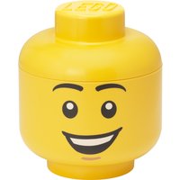 LEGO Aufbewahrungskopf STORAGE HEAD GIRL, S, 2 Liter, gelb