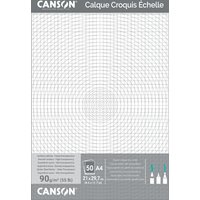 CANSON technisches Zeichenpapier, DIN A4, 90/95 g/qm – Bild 2