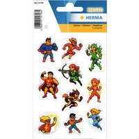 HERMA Sticker MAGIC Superhelden, Transpuffy